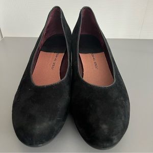Wolky Black‎ Suede Pumps